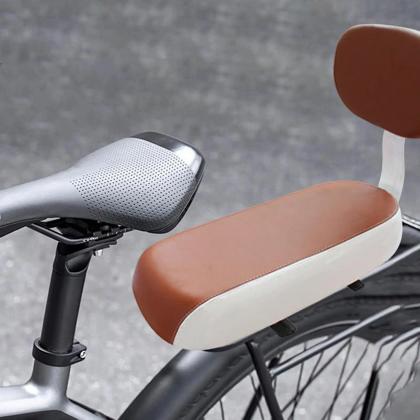 

Bicycle Rear Seat Cushion with Backrest for Riding Outdoor Cycling Part