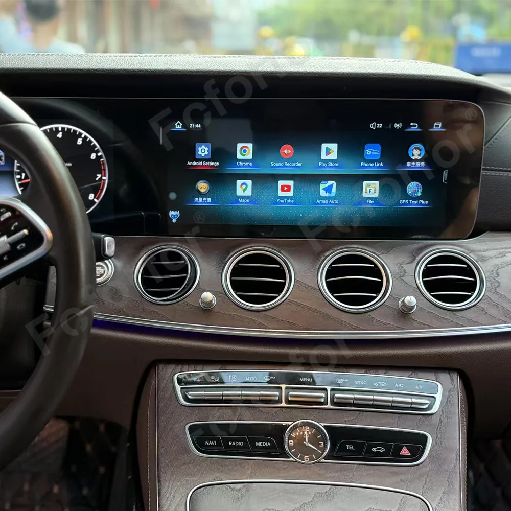 Dual 12.3 Inch HD Screen Android 13.0 For Mercedes Benz E Class 2017-2023 W213 Car Radio GPS CarPlay Multimedia Player Head Unit