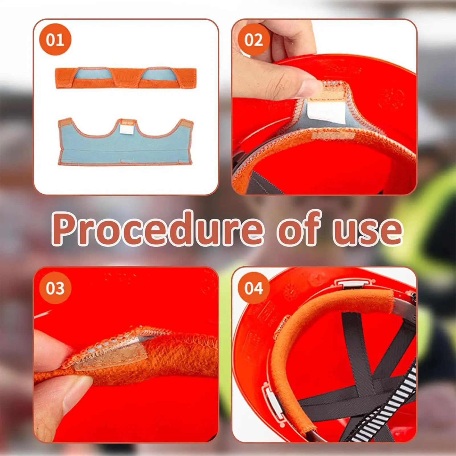 

Повязки для каски, моющиеся, 6-компонентные хлопковые подкладки для шлема, моющиеся мягкие повязки для каски для мужчин и женщин, сантехника