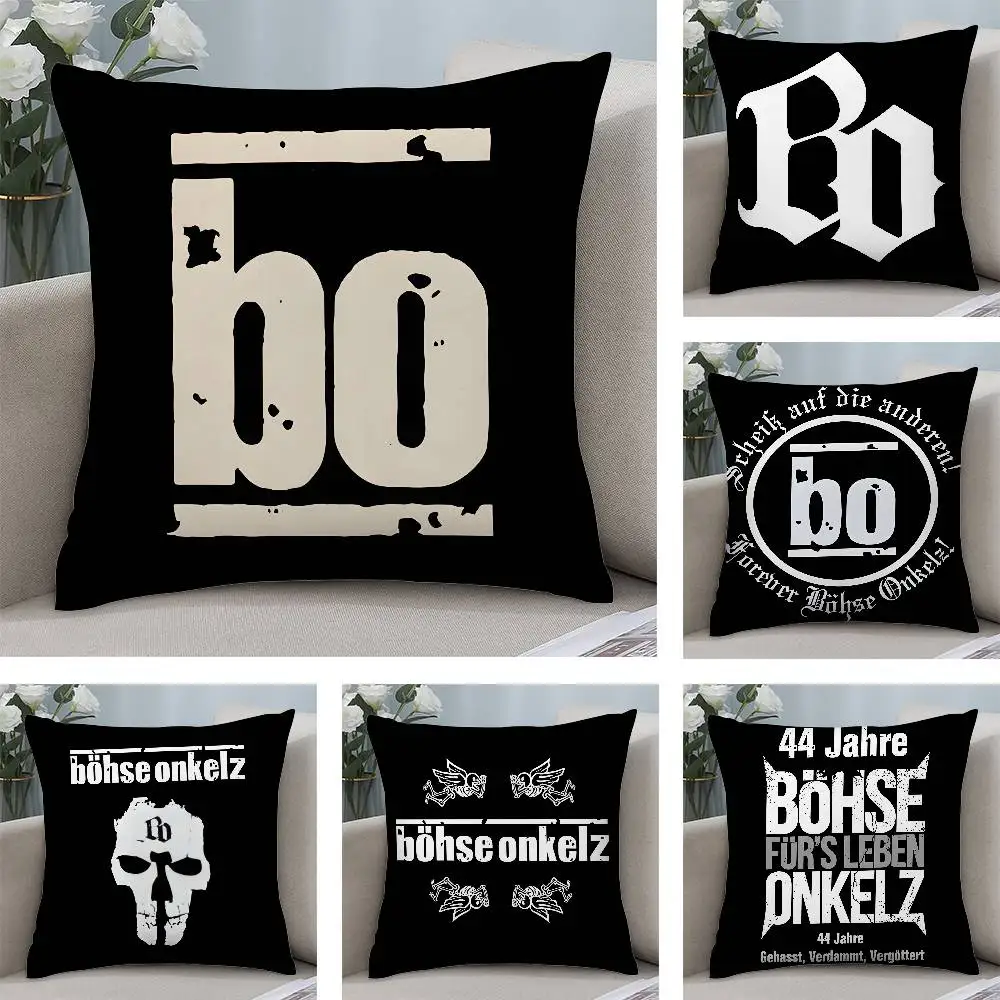 

Germany B-Bohse O-Onkelz Personalized Pillow Case Square Double‑Sided Print Cushion Case For Sofa Home Bedchamber Decor Gift