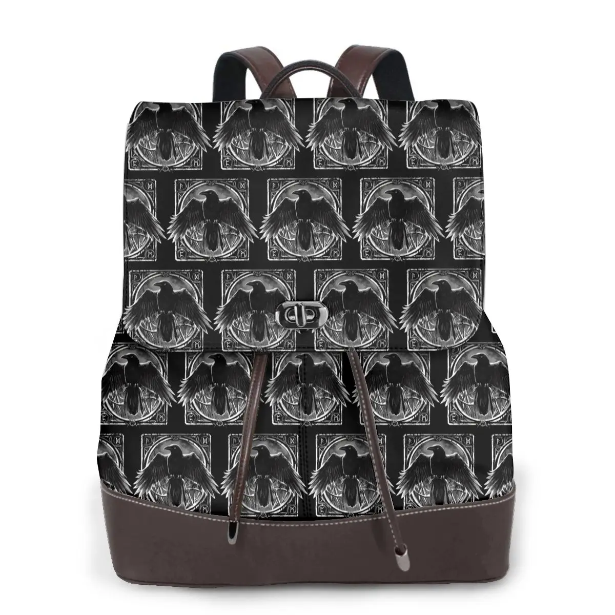 odin's-watcher-yggdrasil-raven-bookbag-school-student-bags-hiking-travel-daypack-for-women-fashion-derma-backpack