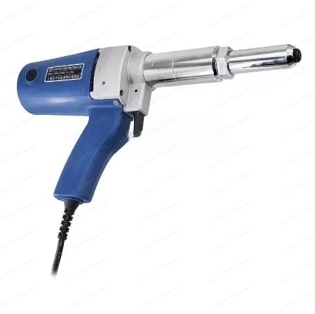 7000N Handheld Electric Rivet Gun Riveting Machine 220V 400W Portable Stainless Steel Core Rivet Gun Equipment