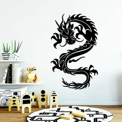 NEW Dragon Wall Sticker Pvc Removable Decor Living Room Bedroom Removable Background Wall Art Decal