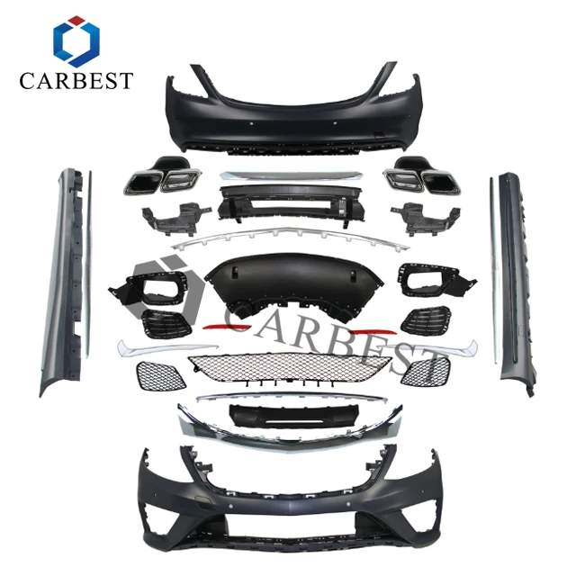 

BR High Quality Cars Accessories Upgrade W222 Body Kit For S Class 2014-2017 To S63