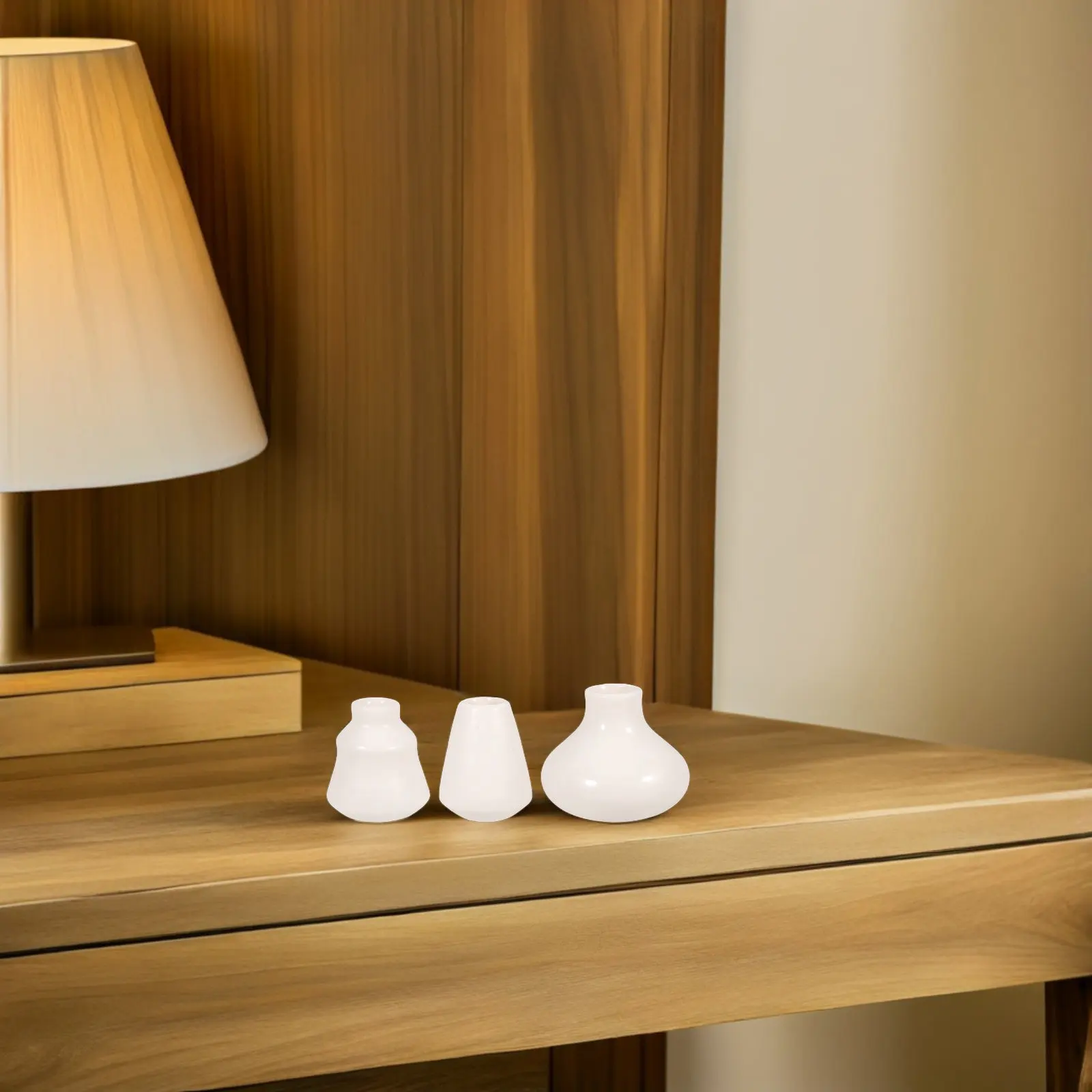 

6Pcs Creative Ceramic Refrigerator Magnets Small Vase Set Breathable Plant Holders for Balcony Window Table Decor Minimalist