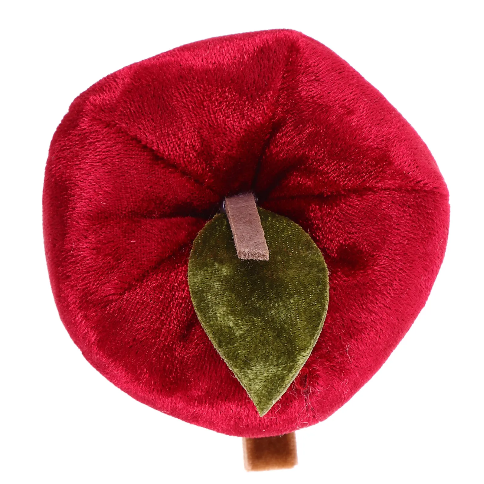 Soft Red Apple Hairpin Vintage Style Comfortable Wear Party Cosplay Photo Props Fruit Theme Hair Accessory Fruit Themed Hairpin