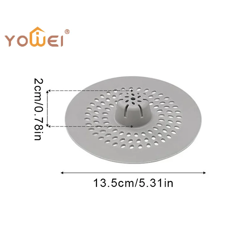 

Новейший силиконовый фильтр-ловушка для волос с дренажными отверстиями, идеально подходит для использования в ванной или на кухне, для слива в душевой.