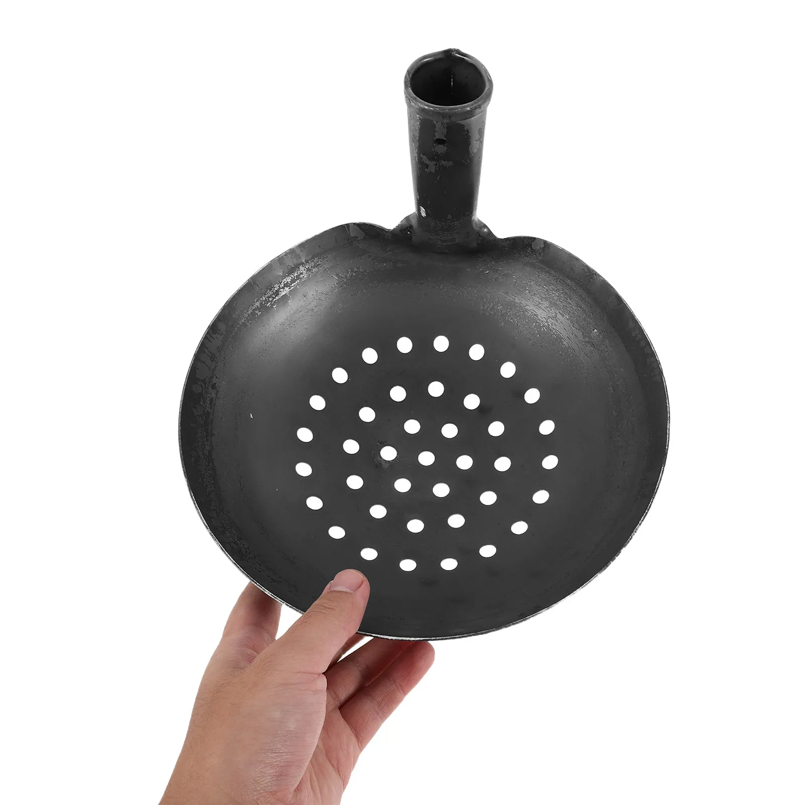 

24-сантиметровая прочная железная лопата для удаления грязи, инструмент для дренажных канав, траншейная лопата для сбора мусора, ложка для очистки лотков, совок для навоза