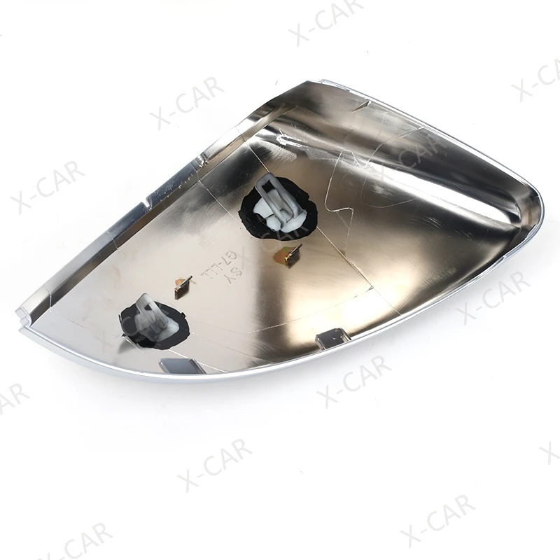 2PCS For VW Golf 7 MK7 2013-2017 Touran Lamando Sportsvan Matte Chrome Silver Rearview Mirror Cover Protection Cap Car Styling