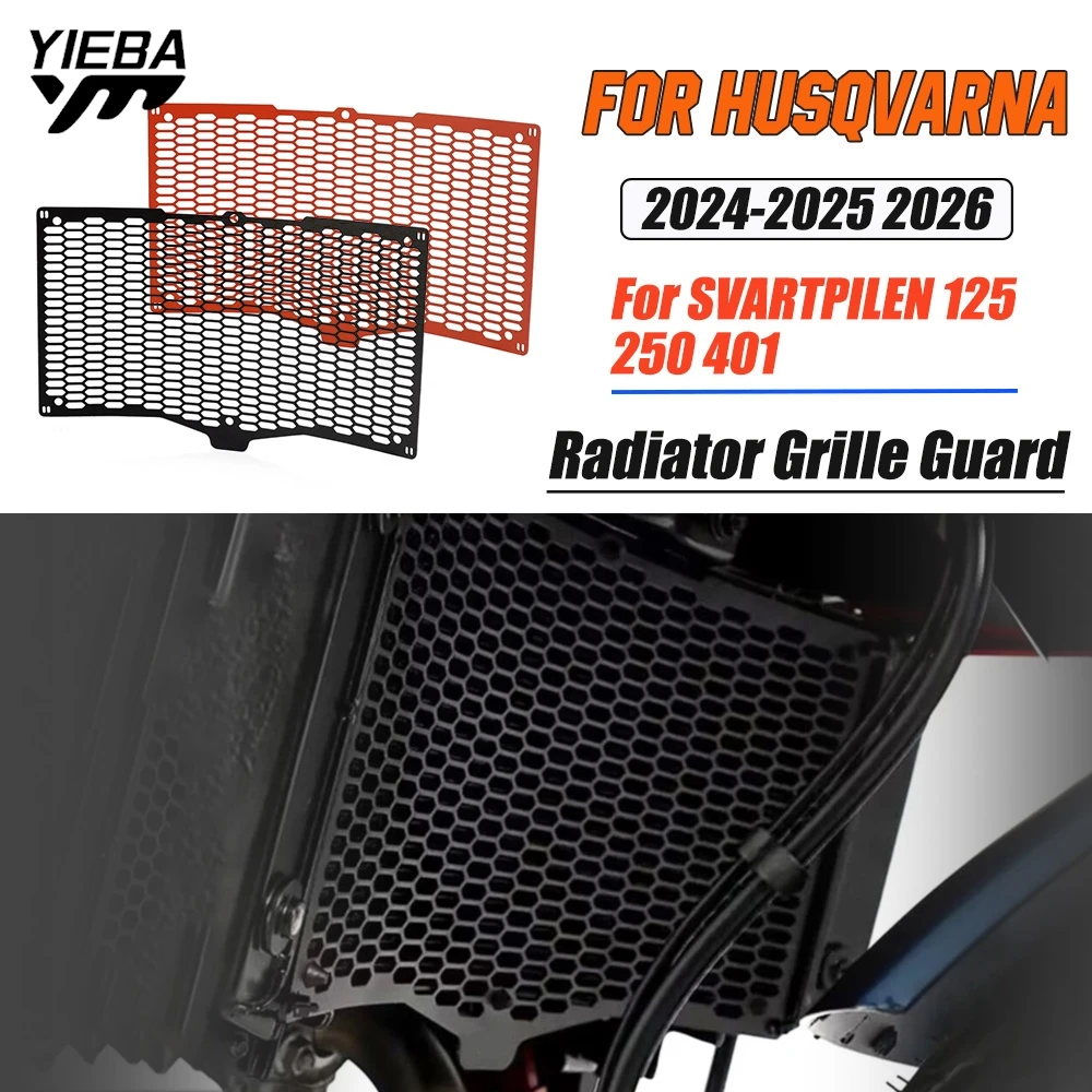

VITPILEN 401 250 125 2024 2025 2026 Motorcycle Radiator Grille Guard Protection For HUSQVARNA SVARTPILEN 125 250 401 2024-2025