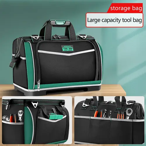 Tool Handbag Multifunctional Portable Toolkit Durable and Durable Electrical Special Canvas Thickened Maintenance Storage Bag - Image 2