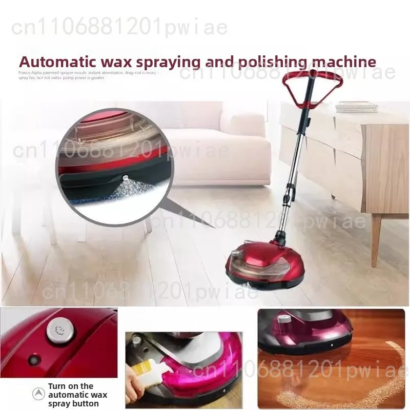 

Wooden floor waxing machine Automatic spray wax polishing machine Floor tile marble 220v