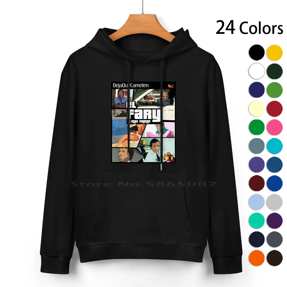 

El Fary | Lo Mas Grande Pure Cotton Hoodie Sweater 24 Colors El Fary Flamenco Spanish Spain Andalusia Copla Grand Theft Auto