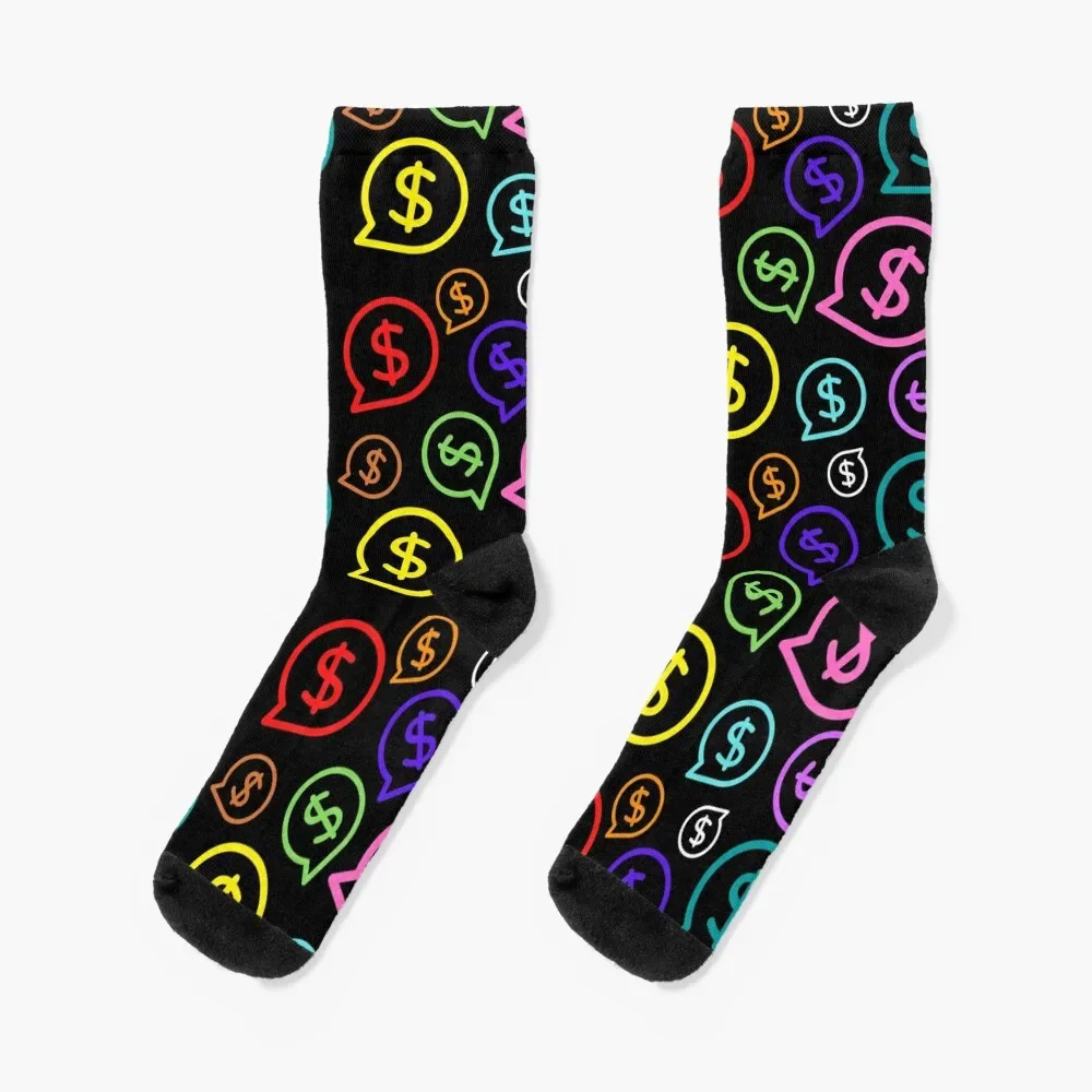 

Money Money Money Socks designer brand happy Socks For Girls Men's