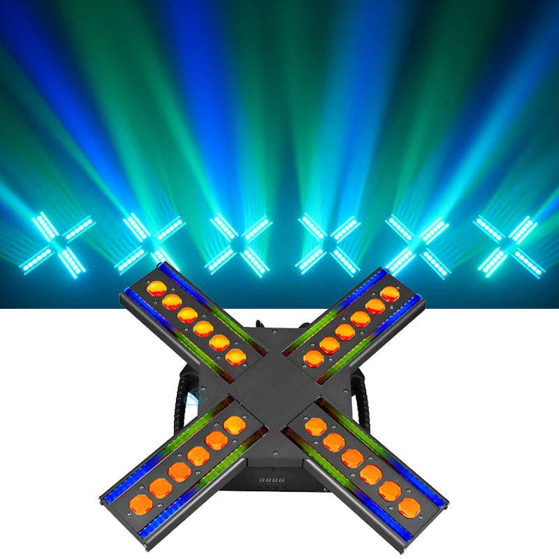 

120W Stage Moving Head Lights LED RGB DMX512 Stage Lights DMX Controlled Sound Activated DJ Light For Wedding Party Music