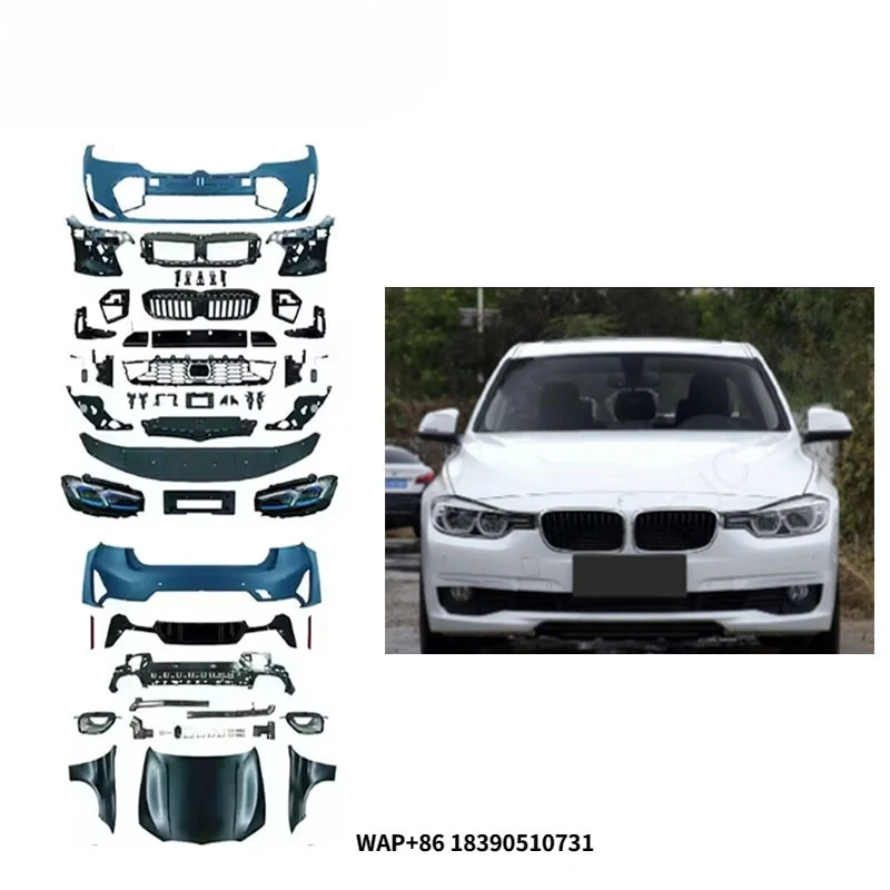 

SJC Car Parts Bodykit for 3 Series F30 Upgraded to G20 Style Body Kit Front and Rear Bumper Taillights Full Set