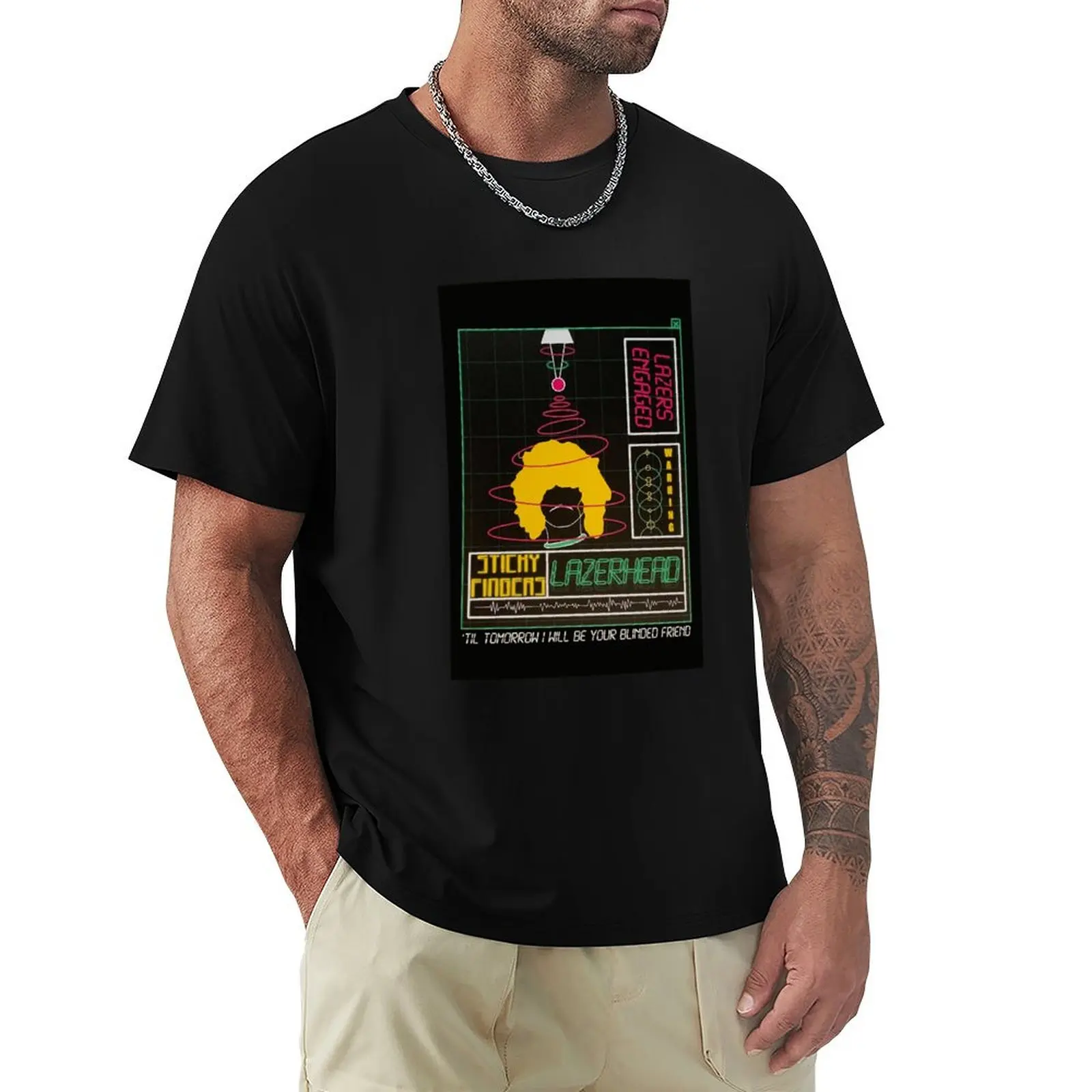 

Music Retro Stifi Lazerhead Cool Graphic Gift T-shirt sublime customs anime clothes mens big and tall t shirts