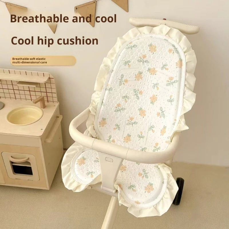 Pushchair Liners Cooling Gel Pad Honeycomb Design Baby Strollers Cushion Toddlers Pushchair Summer Cooling Gel Pad