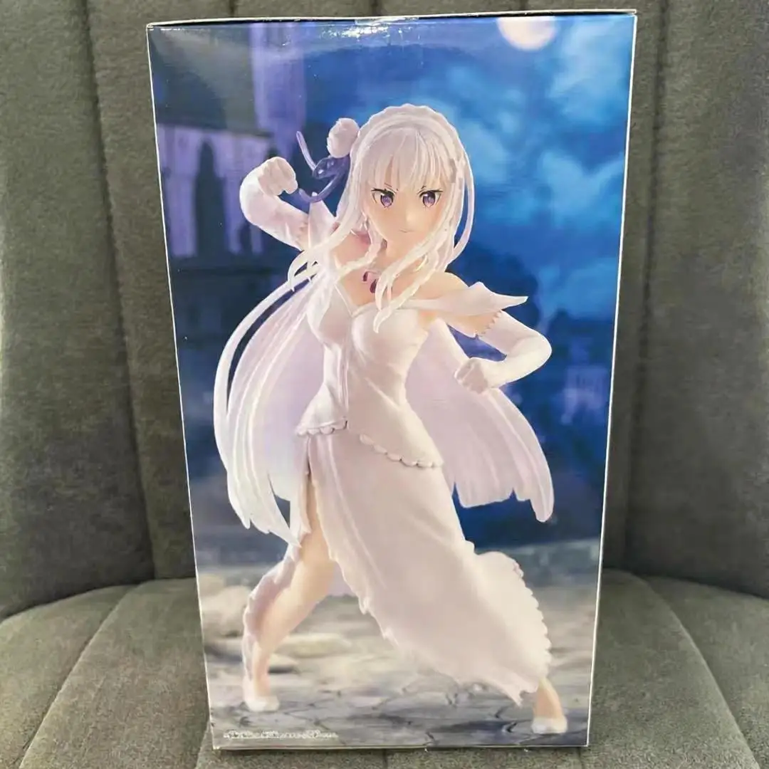 Original Banpresto Re:Life in a Different World from Zero Anime Emilia Action Figurine Toys PVC Model Collection Decoration view 6