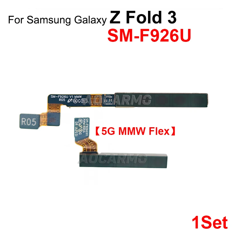 Aocarmo For Samsung Galaxy Z Fold3 SM- F926U 5G mmWave Signal Antenna Module MMW Flex Cable Replacement