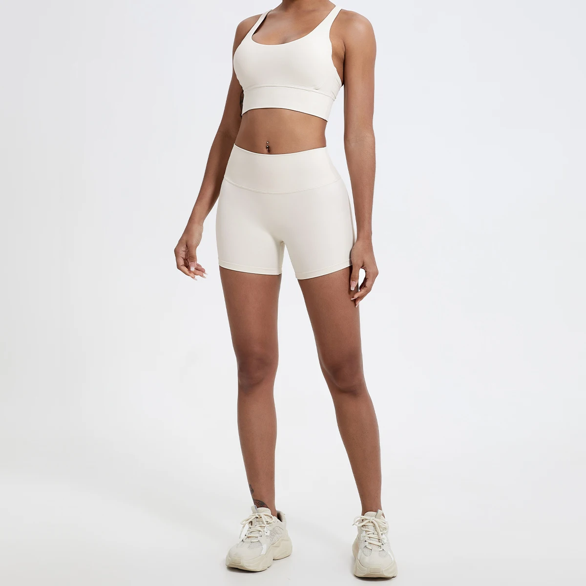 Neue Sommer-Sportshorts für Damen Push-Up Gym-Leggings Fitness-Laufshorts Weiche Trainingskleidung Yoga-Shorts Schnelltrocknend – Detail 16