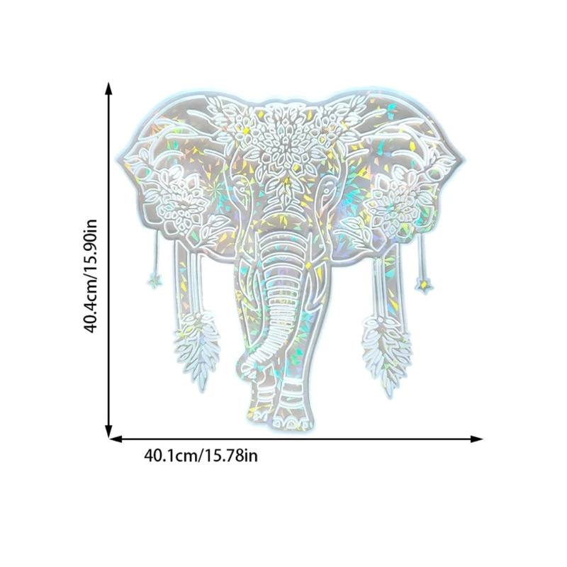 Molde silicona con temática elefante para creaciones artísticas DIY, pegatina pared, molde epoxi C1FC