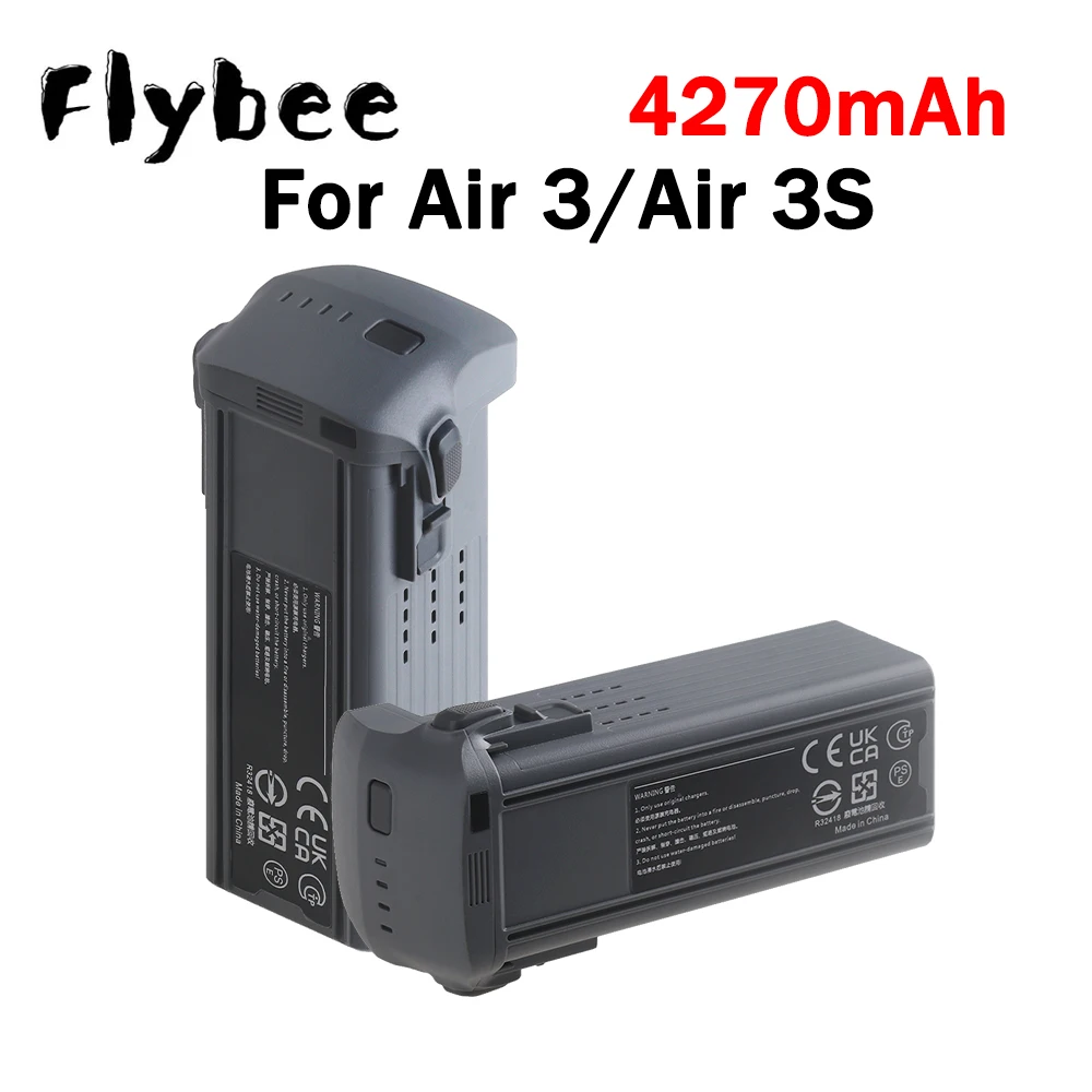 Batterie pour Air 3/Air 3S, batterie de vol intelligente 4270mAh, temps de vol 46 min, compatible avec les accessoires de drone Air3/3S