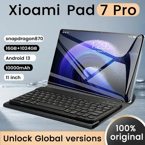 2025 NEW Original MI Tablet Pad 7 Pro 11 inch snapdragon870 HD 4K Android 13 16GB+1T 10000mAh 5G SIM Tablette WiFi GPS Tablet PC