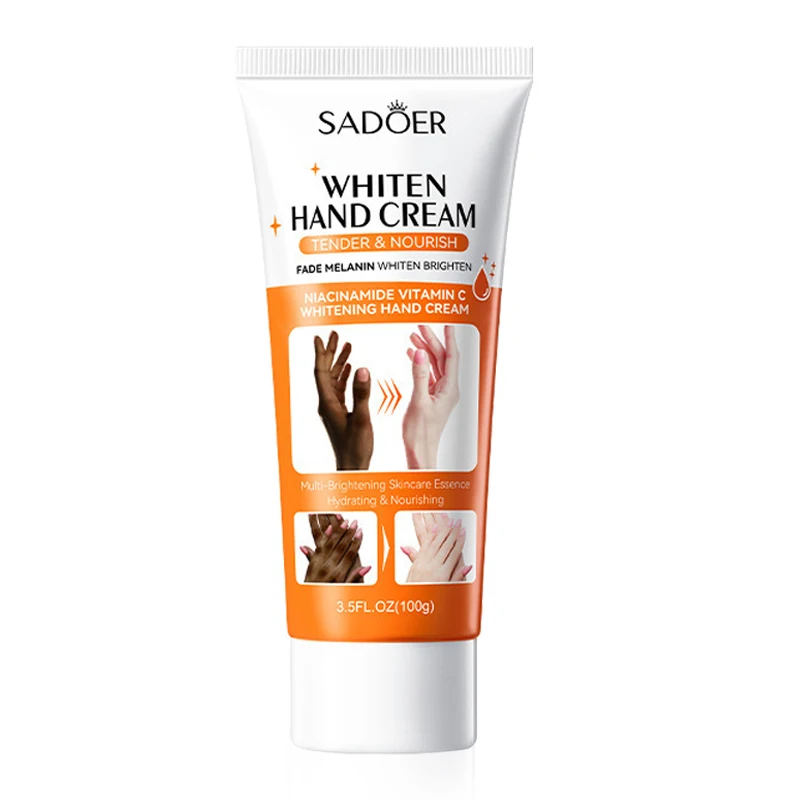 SADOER 100g Moisturizing Hand Cream Tender Nourish Non Greasy Brightening Hydrating Beauty Hands Skin Care Products