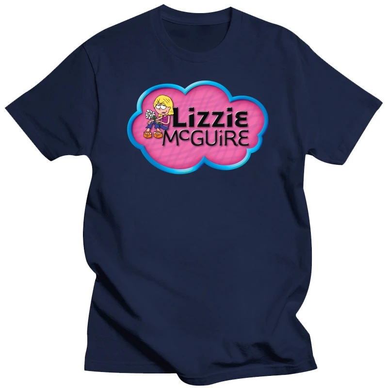 Lizzie McGuire Emblem Custom T Shirt  Mens & Women's Cool Shirt Vintage Shirt Retro 90s Kids Cartoons Top