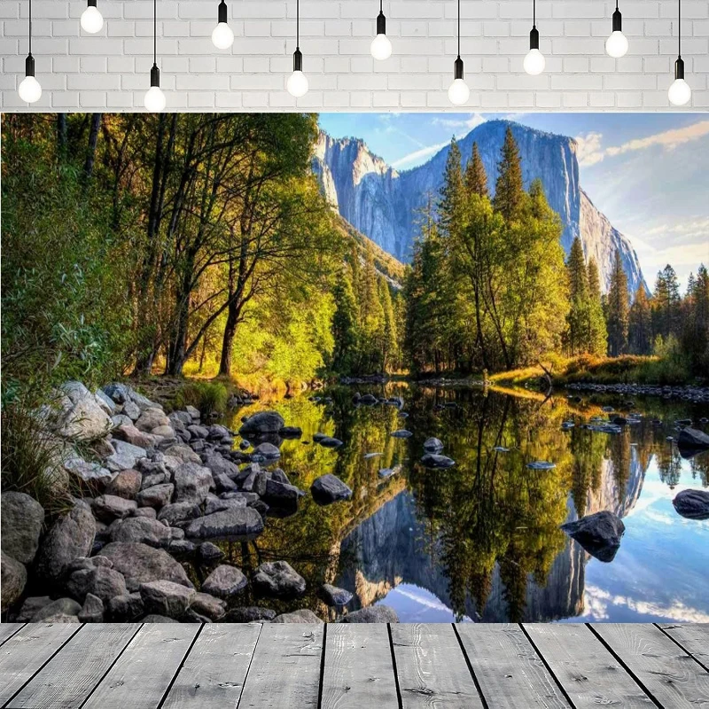 Photography Yosemite - Yosemite Valley Photography Background Lake River