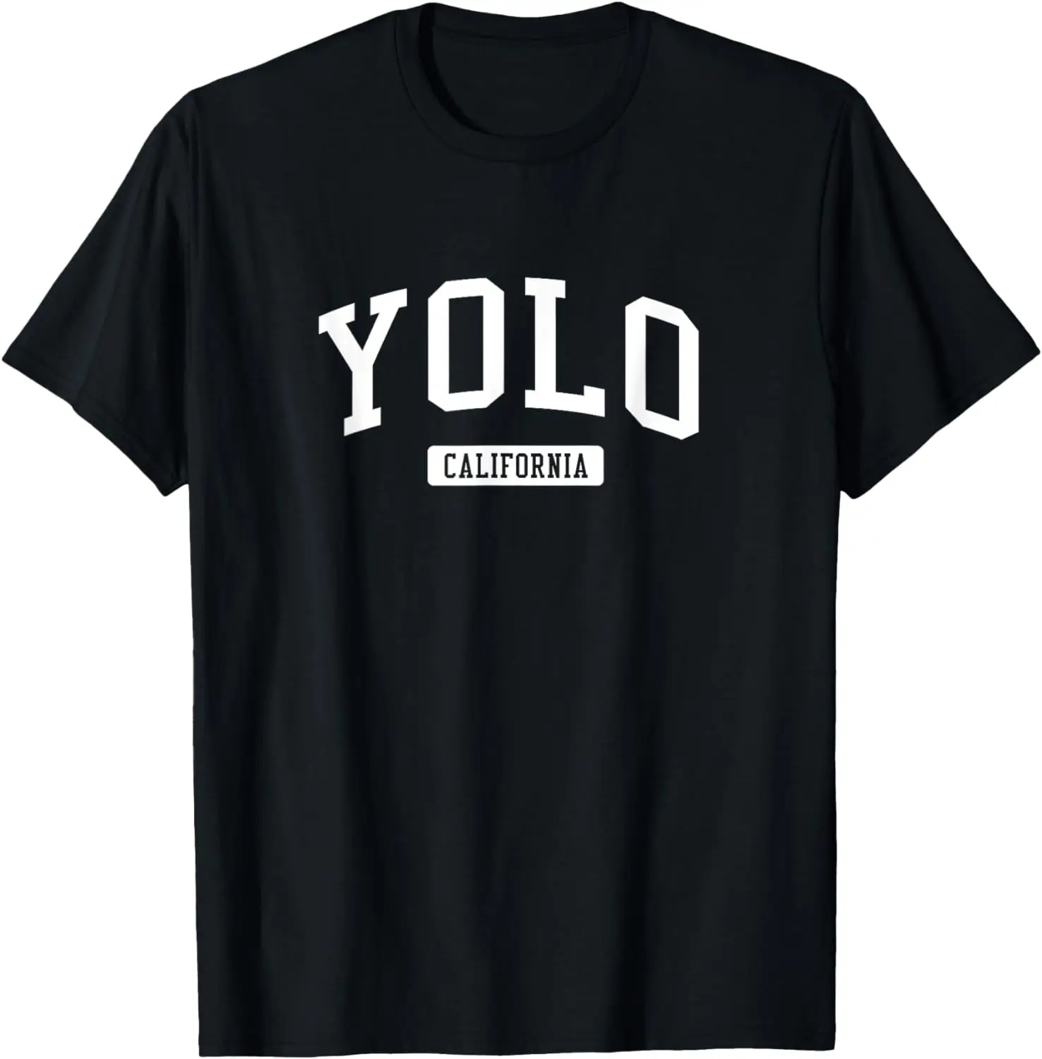 

Yolo California CA Vintage Athletic Sports Design T-Shirt