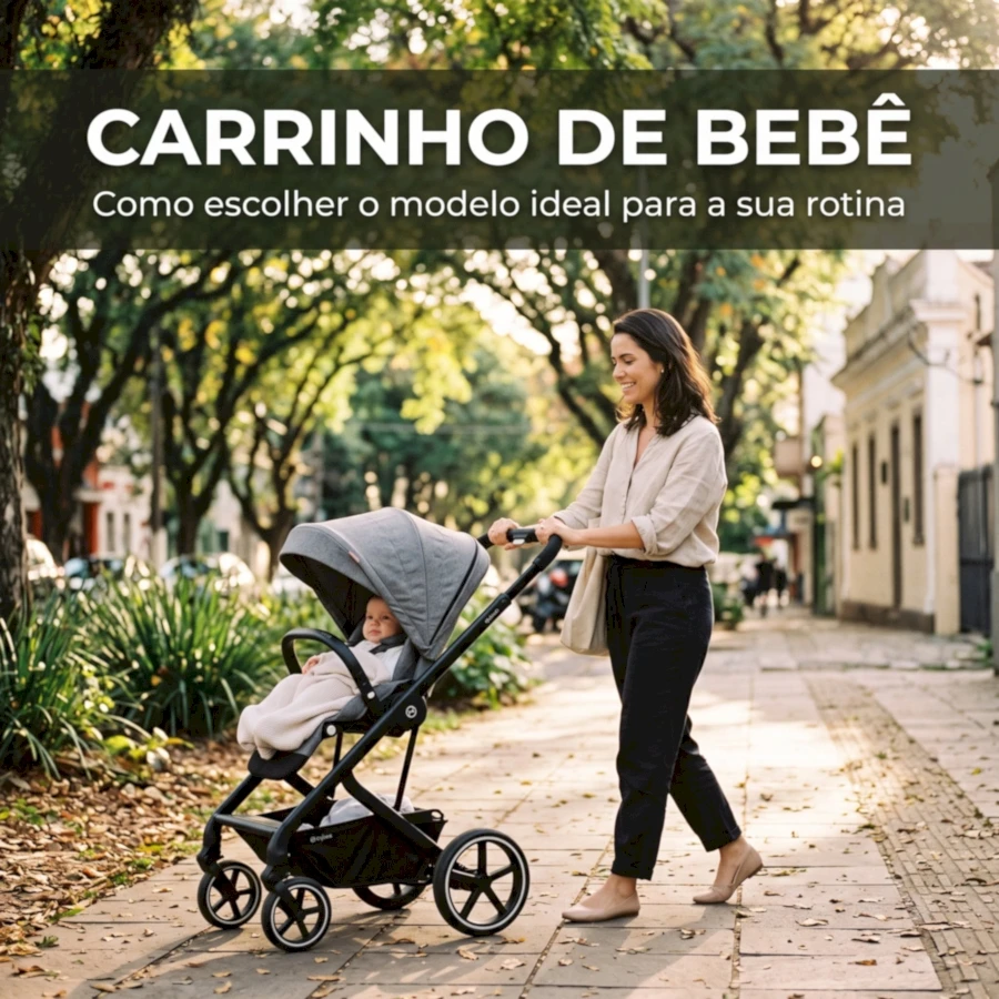 Carrinho de bebê: como escolher o modelo ideal para a sua rotina