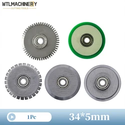 Ruota in gomma con lama punteggiata a lama di cordonatura per macchina per cordonatura di carta elettrica macchina per marcatura autoadesiva
