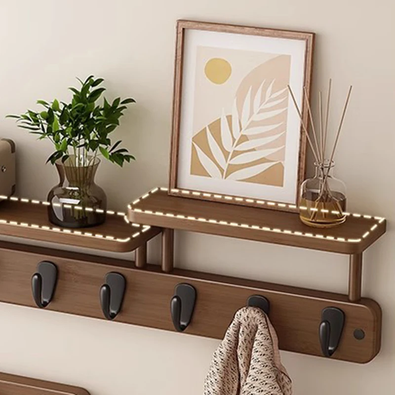 

Simple Wall Coat Rack Nordic Modern Space Saving Multifunctional Elegant Aesthetic Interior Furniture