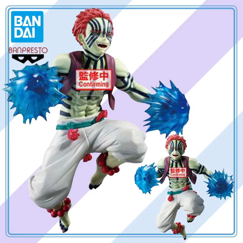 

【100% оригинал】BANDAI BANPRESTO Аниме «Demon Slayer: Kimetsu No Yaiba» VIBRATION STARS PLUS - Akaza - гаражный комплект, подарки, игрушки, мод