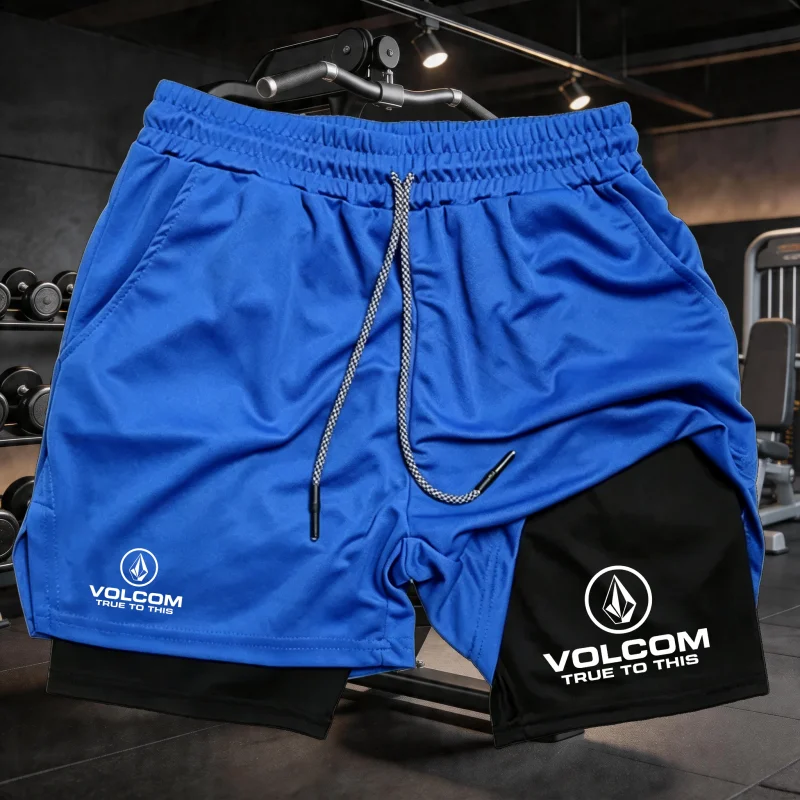 

2026 Summer Men's Running Shorts 2-in-1 Double layer Comfortable Sports Shorts Sportswear Fitness Shorts Training Jogging Shorts