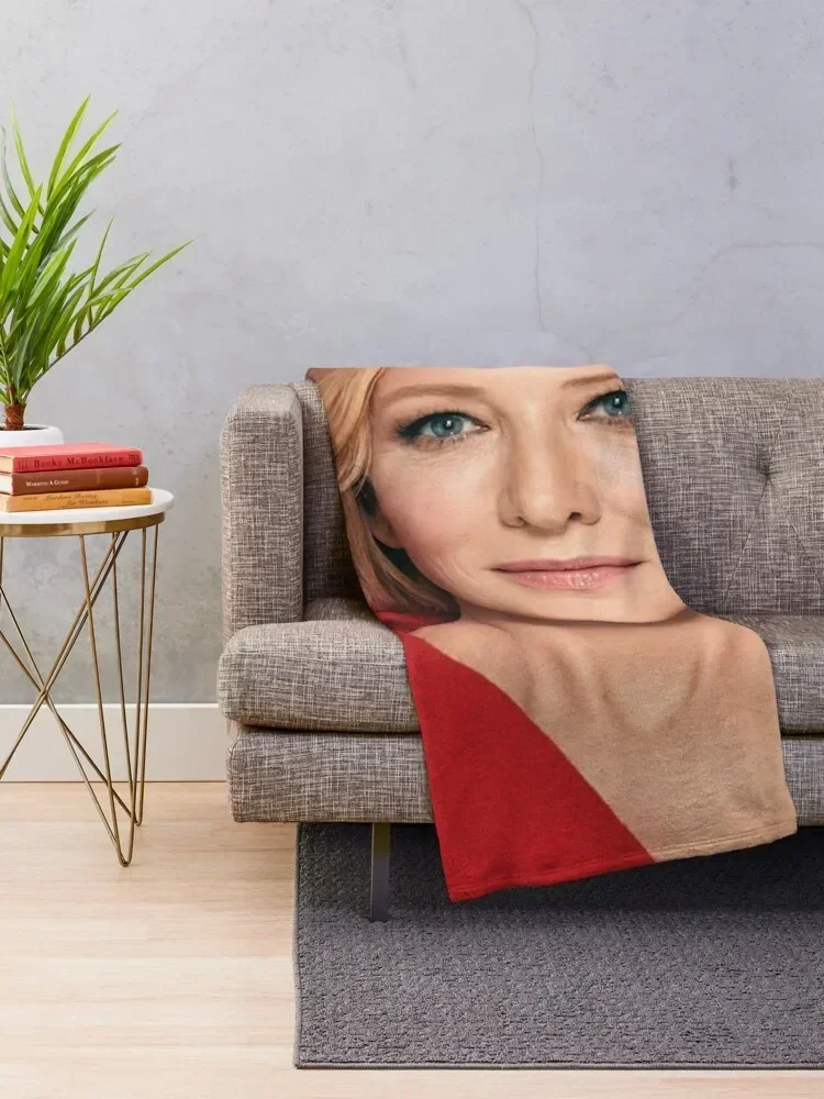 Cate Blanchett Throw Blanket Baby Flannel Fabric wednesday Blankets