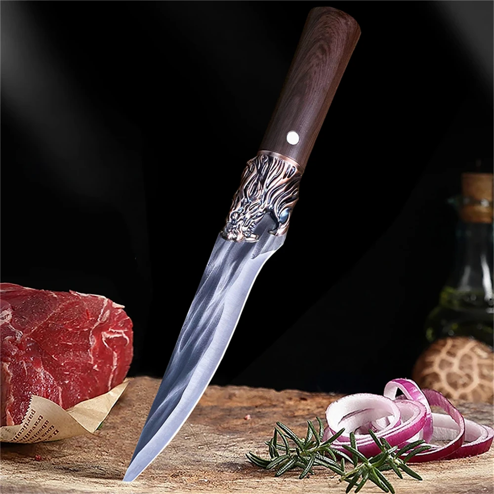 Geschmiedetes Ausbein messer Küchenmesser Edelstahl Haushalt Gemüse Fleisch Hackmesser Schneide messer Kochmesser Küchengeräte