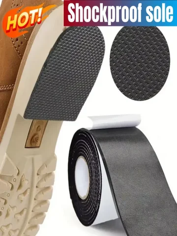 1m Anti Slip Self-adhesive Shoe Sole Sticker Long-lasting Non-slip Shoe Protectors High Heel Rubber Pads Wearable Cushion Pad