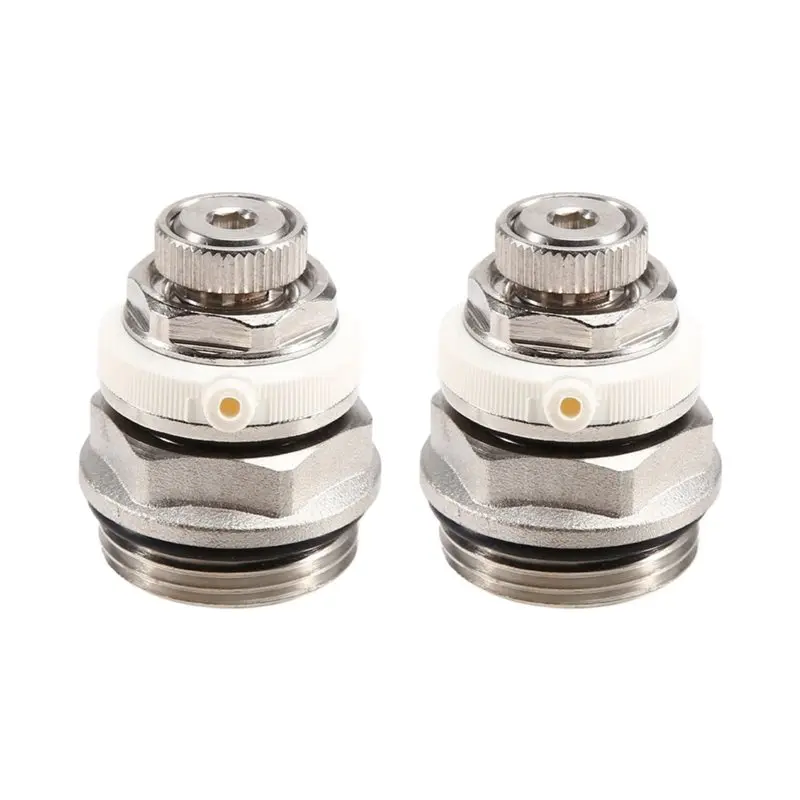 ABGG-Brass 3/4 Inch Automatic Air Vent Valve-For Radiators, 2Pcs Self Bleeding Radiator Valve For Heating Systems