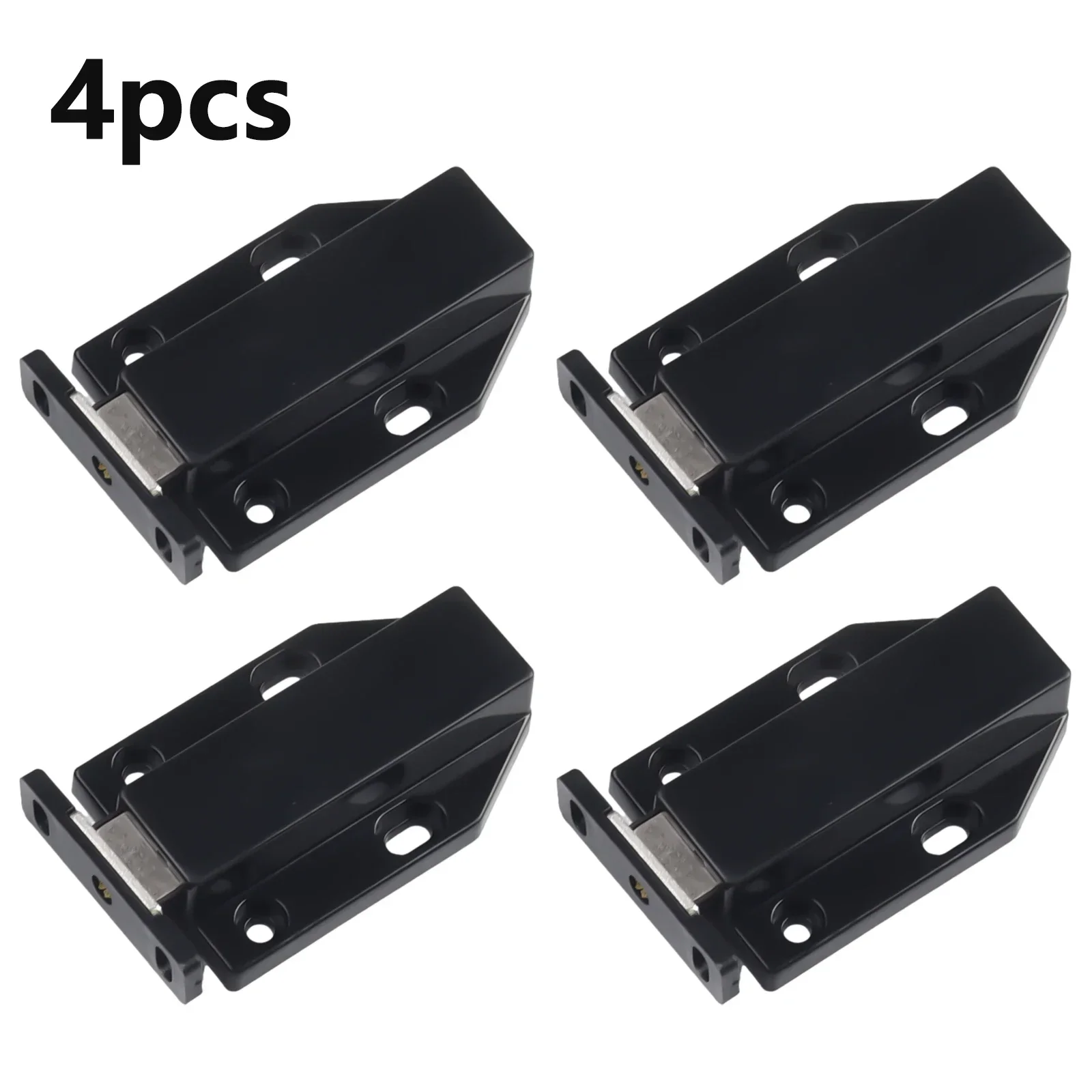 4pcs Magnetic Cabinet Catch Door Push To Open Touch Door Stop Closer Spring Wardrobe Catch Rebound Device Furniture Hardware