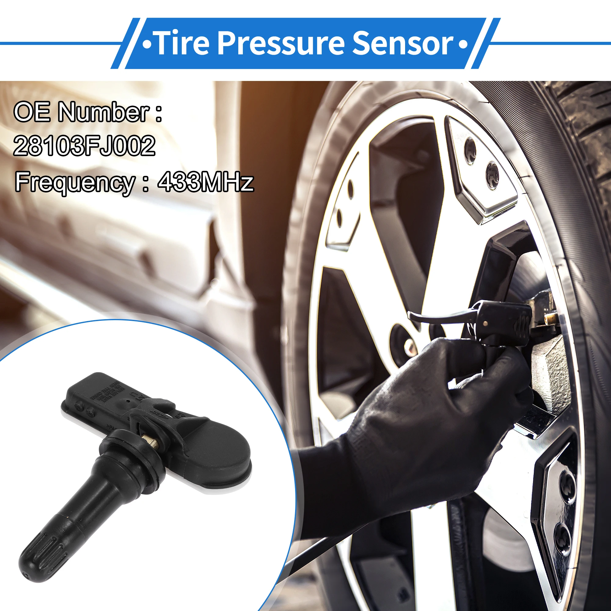 

Датчик давления в шинах Motoforti, датчик TPMS 433 МГц No 28103FJ002 для SUBARU XV 2014-2017