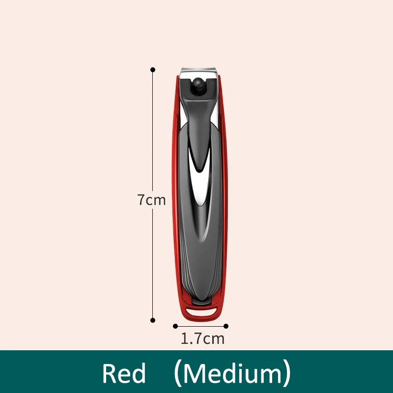 Kleurrijke nagelknipper Anti-splash nagelknipper Afneembaar ontwerp Vingernagelknipper Roestvrij staal manicure nagelgereedschap
