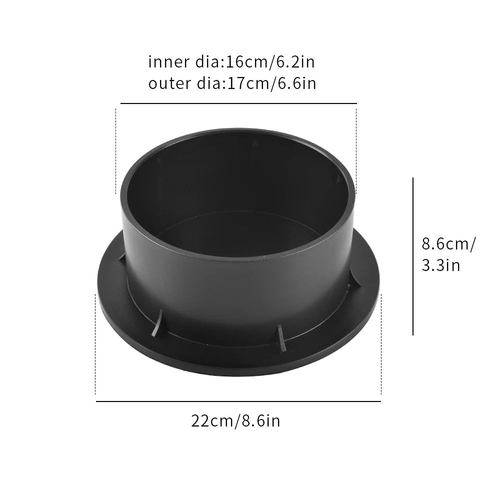 Coffee Knock Box Accessories Standing Knock Box Cap With Container Bar Replacement for Commercial Espresso Grounds Knock Box