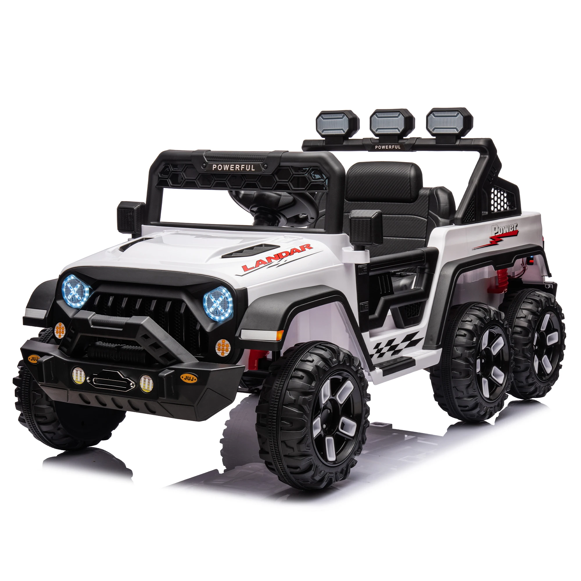 24V Ride On Large PickUp Truck car-Remote Control,Bluetooth Music,Storage Spaces,Front and Rear Lights,for Age 3+