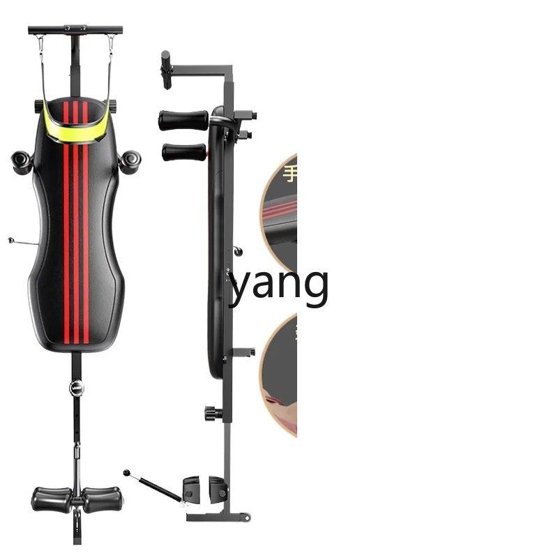 

Yjq Inversion Table Home Height Stretching Tractor Lumbar Spine Cervical Spine Upside down Growth Exercise Pull Leg