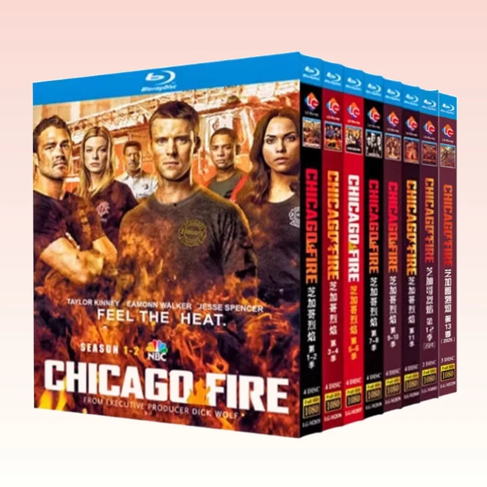 BD Blu-ray Disc High Definition TV Series Chicago Fire Seasons 1-13 29 Disc Box Set