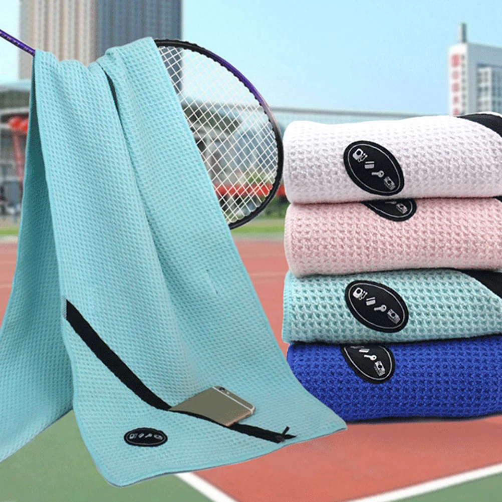 

Waffle Sports Scarf Yoga Towel Absorbent Running Sweat-absorbent Gym Fiber Fitness Miss Microfiber Water Absorption