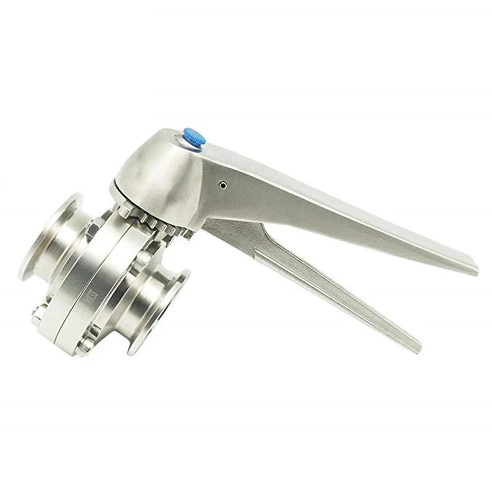 Stainless Steel Duckbill Handle Quick Loading 304 Multi-angle Tooth Piece Positioning Food Hygiene Valve Switch